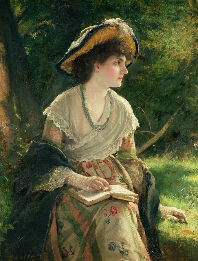 Robert James Gordon woman reading