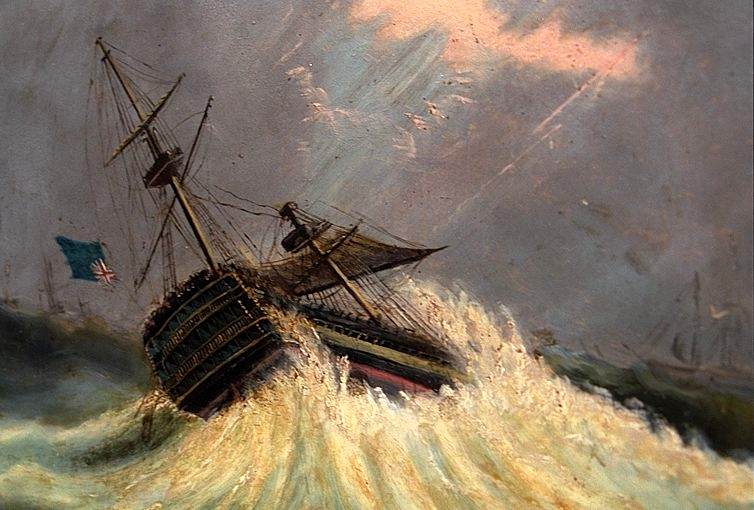 Buttersworth, "Ship in Storm"