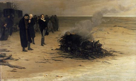 Louis Edouard Fournier, The Funeral of Shelley