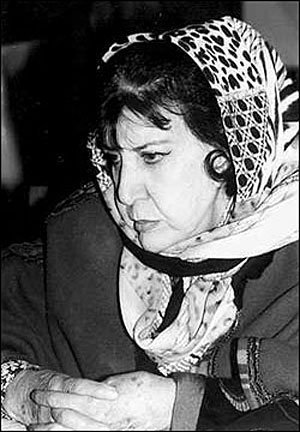 Iranian poet Simin Behbahani, the "lioness of Iran"