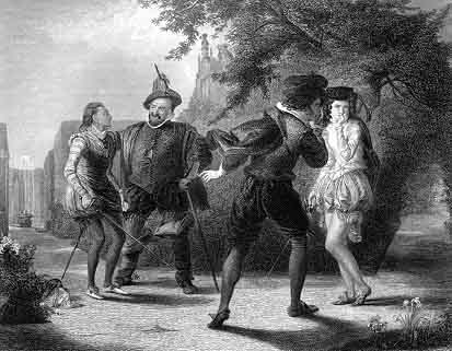 William P. Frith, “The Duel Scene from Twelfth Night” (1843)