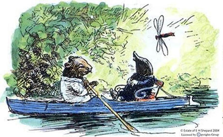 E.H. Shepard, illustration from Wind in the Willows