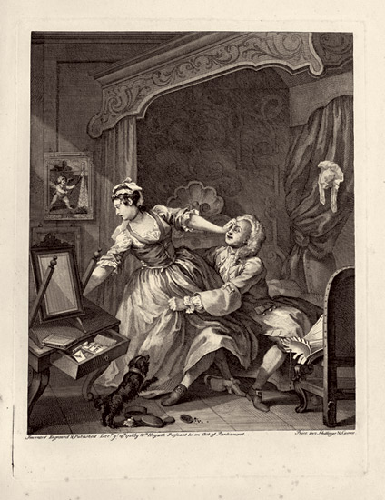 "Before," by William Hogarth (1736)