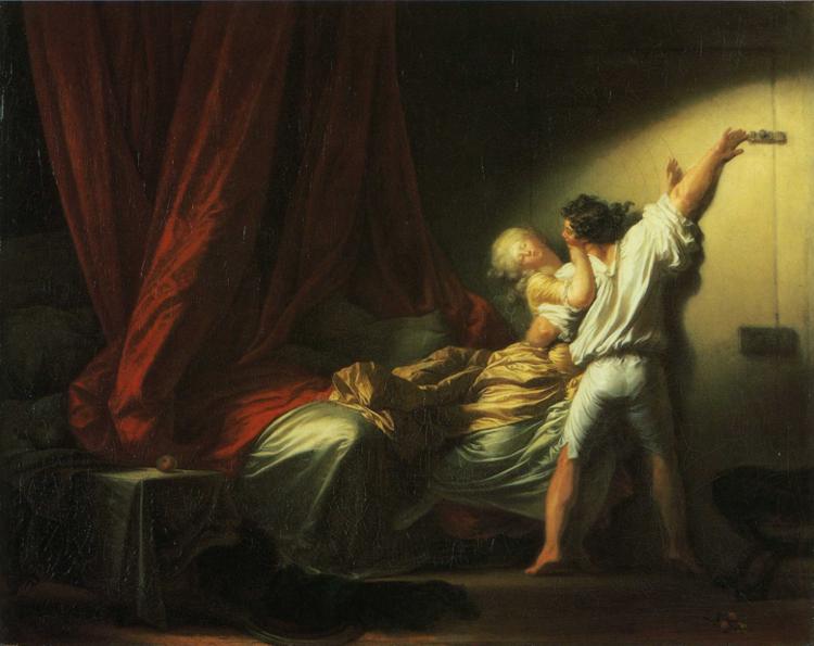 Jean Honore Fragonard, The Bolt (1776)