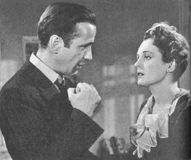 Bogart and Astor in The Maltese Falcon