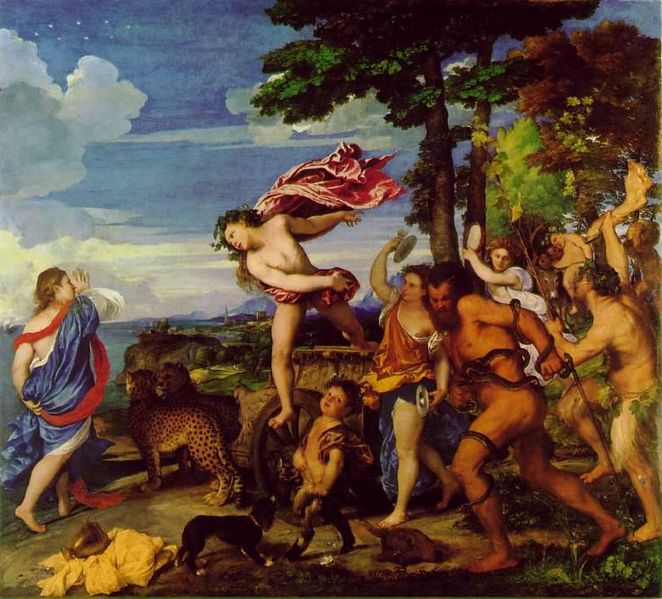 Titian, Dionysus and Ariadne
