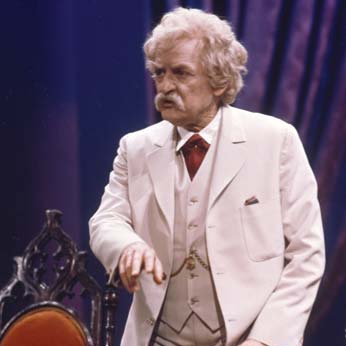 Hal Holbrook as Mark Twain