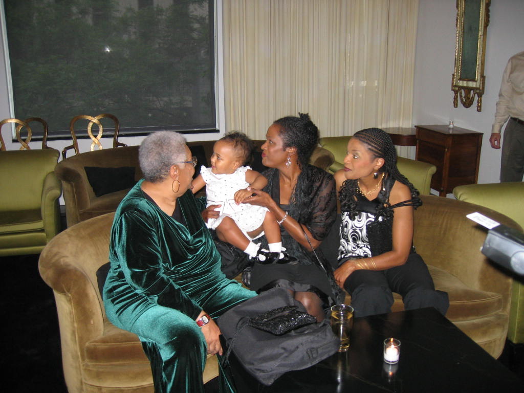 Lucille, daughters, and granddaughter