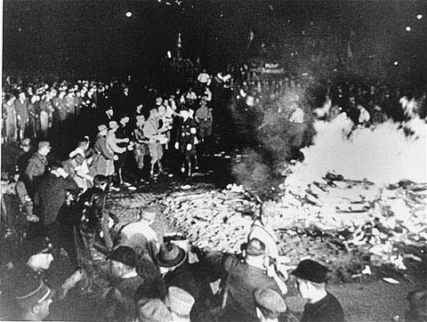 Nazi book burning