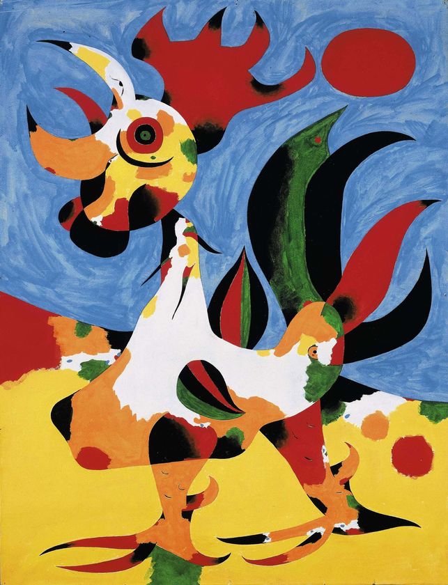 Joan Miro, "Le Coq"