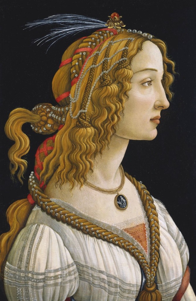 Sandro Botticelli, "Ideal Portrait of a Lady” 