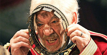 Ian McKellen as King Lear