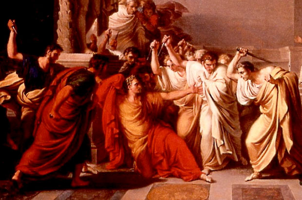 Camuccini, "The Death of Julius Caesar"
