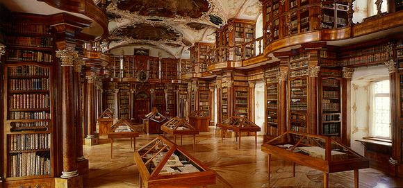 Abbey library of Saint Gall, Switzerland