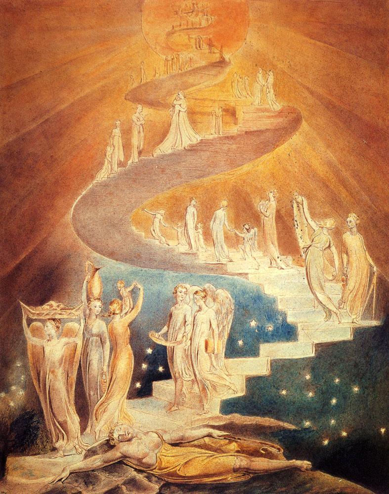 William Blake, "Jacob's Ladder"