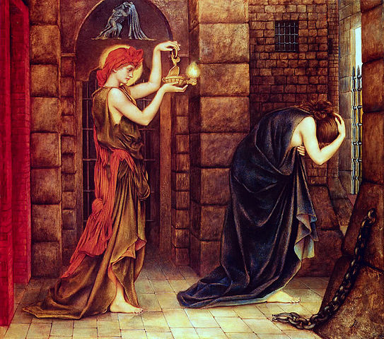 Evelyn De Morgan Hope In A Prison Of Despair Better Living Through Beowulf