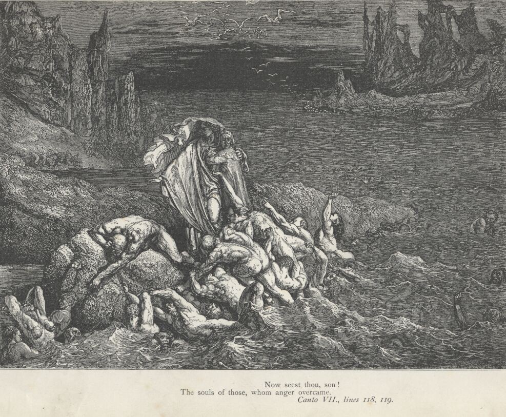 Gustave-Dore-The-Wrathful | Better Living through Beowulf
